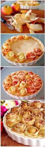 Apple pie roses